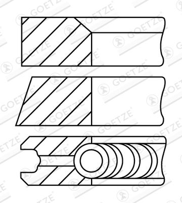 WG2202133 WILMINK GROUP Комплект поршневых колец