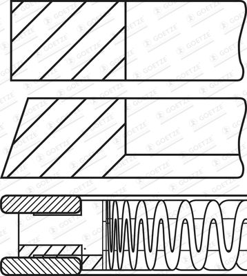 WG2046382 WILMINK GROUP Комплект поршневых колец