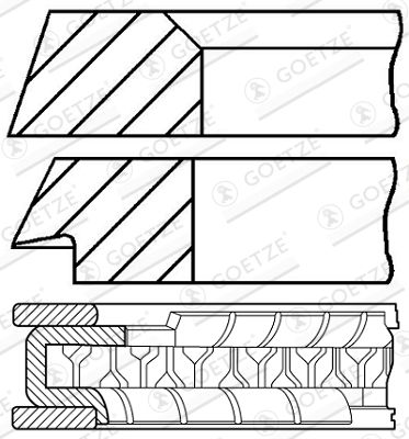 WG1096414 WILMINK GROUP Комплект поршневых колец