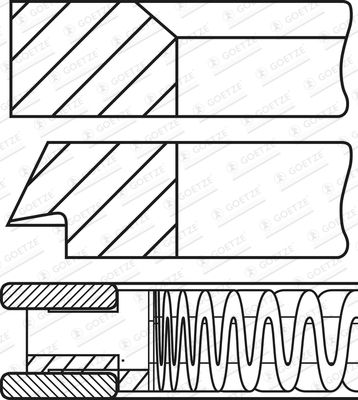 WG2202077 WILMINK GROUP Комплект поршневых колец