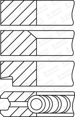 WG1186645 WILMINK GROUP Комплект поршневых колец