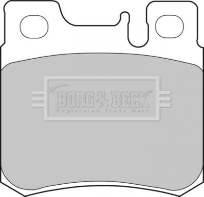BBP1533 BORG & BECK Комплект тормозных колодок, дисковый тормоз
