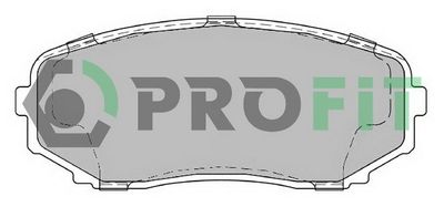 50002019C PROFIT Комплект тормозных колодок, дисковый тормоз