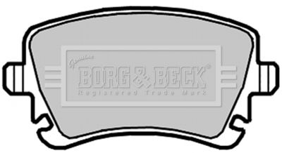 BBP2139 BORG & BECK Комплект тормозных колодок, дисковый тормоз