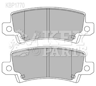 KBP1770 KEY PARTS Комплект тормозных колодок, дисковый тормоз