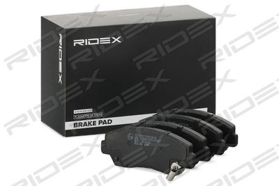 402B1019 RIDEX Комплект тормозных колодок, дисковый тормоз