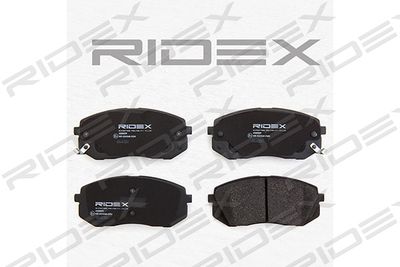 402B0039 RIDEX Комплект тормозных колодок, дисковый тормоз
