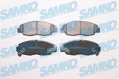 5SP1728 SAMKO Комплект тормозных колодок, дисковый тормоз