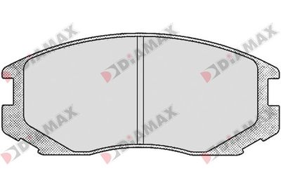 N09112 DIAMAX Комплект тормозных колодок, дисковый тормоз