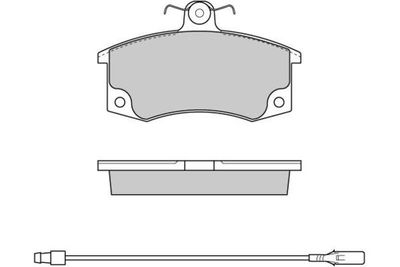 120735 E.T.F. Комплект тормозных колодок, дисковый тормоз