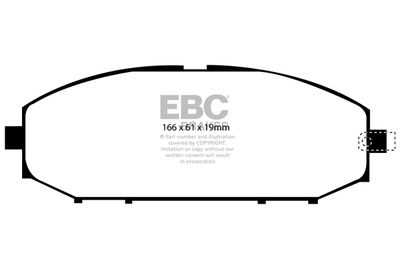 DP51280NDX EBC Brakes Комплект тормозных колодок, дисковый тормоз