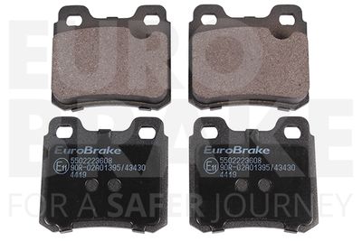 5502223608 EUROBRAKE Комплект тормозных колодок, дисковый тормоз