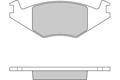 120262 E.T.F. Комплект тормозных колодок, дисковый тормоз