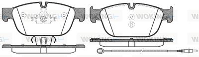 P1551301 WOKING Комплект тормозных колодок, дисковый тормоз