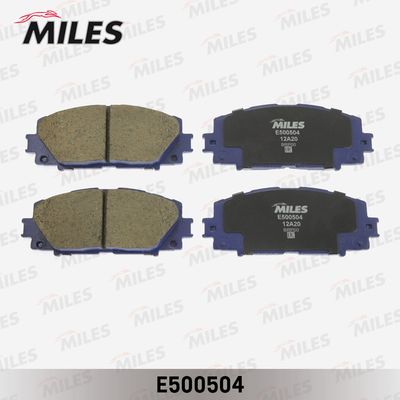 E500504 MILES Комплект тормозных колодок, дисковый тормоз