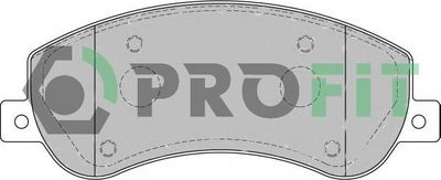 50001928 PROFIT Комплект тормозных колодок, дисковый тормоз