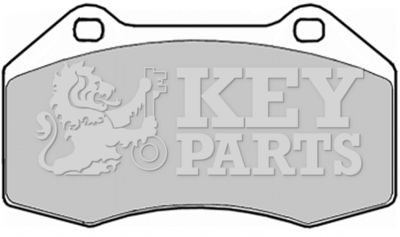KBP1909 KEY PARTS Комплект тормозных колодок, дисковый тормоз