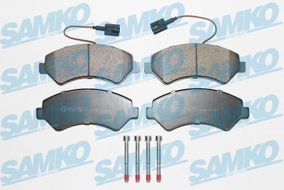 5SP1721 SAMKO Комплект тормозных колодок, дисковый тормоз