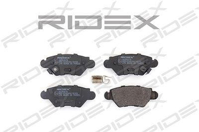 402B0078 RIDEX Комплект тормозных колодок, дисковый тормоз