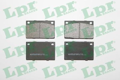 05P161 LPR Комплект тормозных колодок, дисковый тормоз