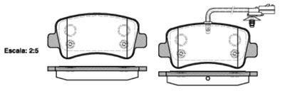 NB25112V01 NEW BLOX Комплект тормозных колодок, дисковый тормоз