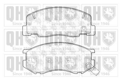 BP1195 QUINTON HAZELL Комплект тормозных колодок, дисковый тормоз