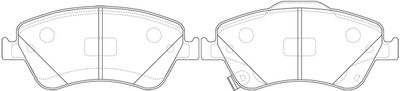 FP1571 FIT Комплект тормозных колодок, дисковый тормоз