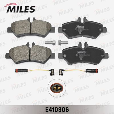 E410306 MILES Комплект тормозных колодок, дисковый тормоз