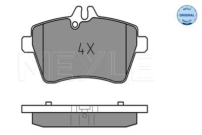 0252407719 MEYLE Комплект тормозных колодок, дисковый тормоз