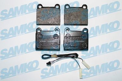 5SP023 SAMKO Комплект тормозных колодок, дисковый тормоз