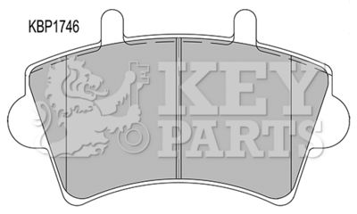 KBP1746 KEY PARTS Комплект тормозных колодок, дисковый тормоз