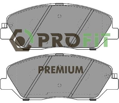 50052018 PROFIT Комплект тормозных колодок, дисковый тормоз