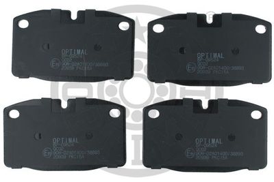 BP09524 OPTIMAL Комплект тормозных колодок, дисковый тормоз