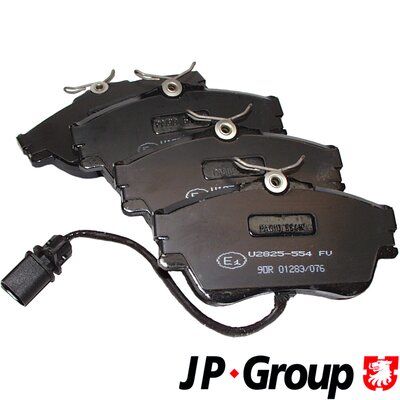 1163603710 JP GROUP Комплект тормозных колодок, дисковый тормоз