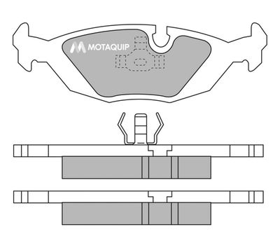 LVXL503 MOTAQUIP Комплект тормозных колодок, дисковый тормоз