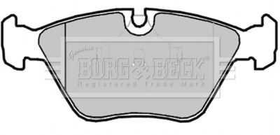 BBP2014 BORG & BECK Комплект тормозных колодок, дисковый тормоз