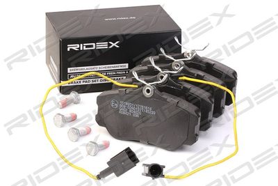 402B1139 RIDEX Комплект тормозных колодок, дисковый тормоз