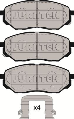 JCP8277 JURATEK Комплект тормозных колодок, дисковый тормоз