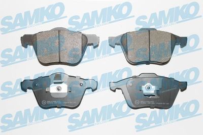 5SP1286 SAMKO Комплект тормозных колодок, дисковый тормоз