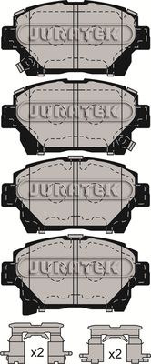JCP4024 JURATEK Комплект тормозных колодок, дисковый тормоз