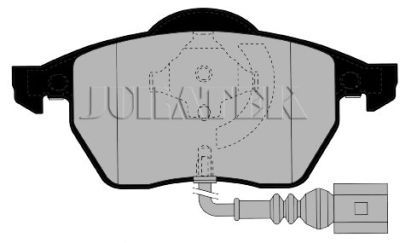 JCP1463 JURATEK Комплект тормозных колодок, дисковый тормоз