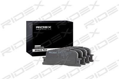 402B0628 RIDEX Комплект тормозных колодок, дисковый тормоз