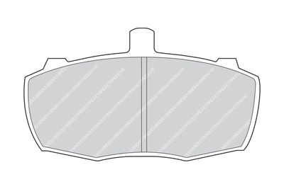 FVR690 FERODO Комплект тормозных колодок, дисковый тормоз