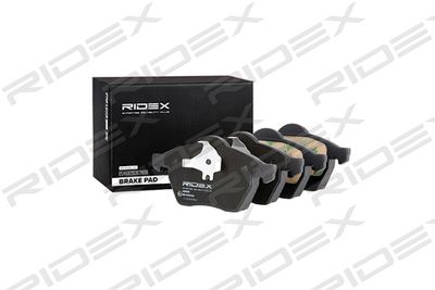 402B0200 RIDEX Комплект тормозных колодок, дисковый тормоз