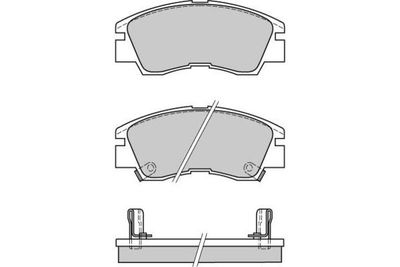 120387 E.T.F. Комплект тормозных колодок, дисковый тормоз