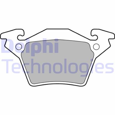LP1471 DELPHI Комплект тормозных колодок, дисковый тормоз