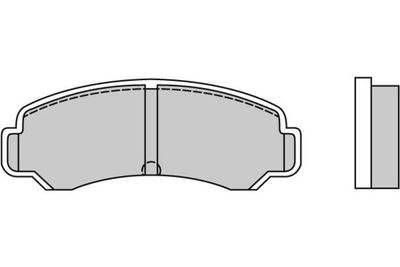 120359 E.T.F. Комплект тормозных колодок, дисковый тормоз