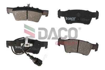 324209 DACO Germany Комплект тормозных колодок, дисковый тормоз