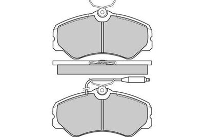 120337 E.T.F. Комплект тормозных колодок, дисковый тормоз