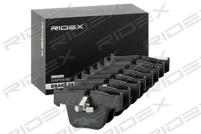 402B1079 RIDEX Комплект тормозных колодок, дисковый тормоз